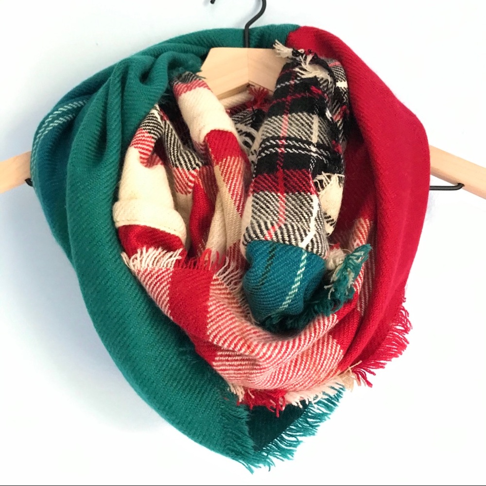 BP Heritage Plaid Infinity Scarf Nordstrom Red OS